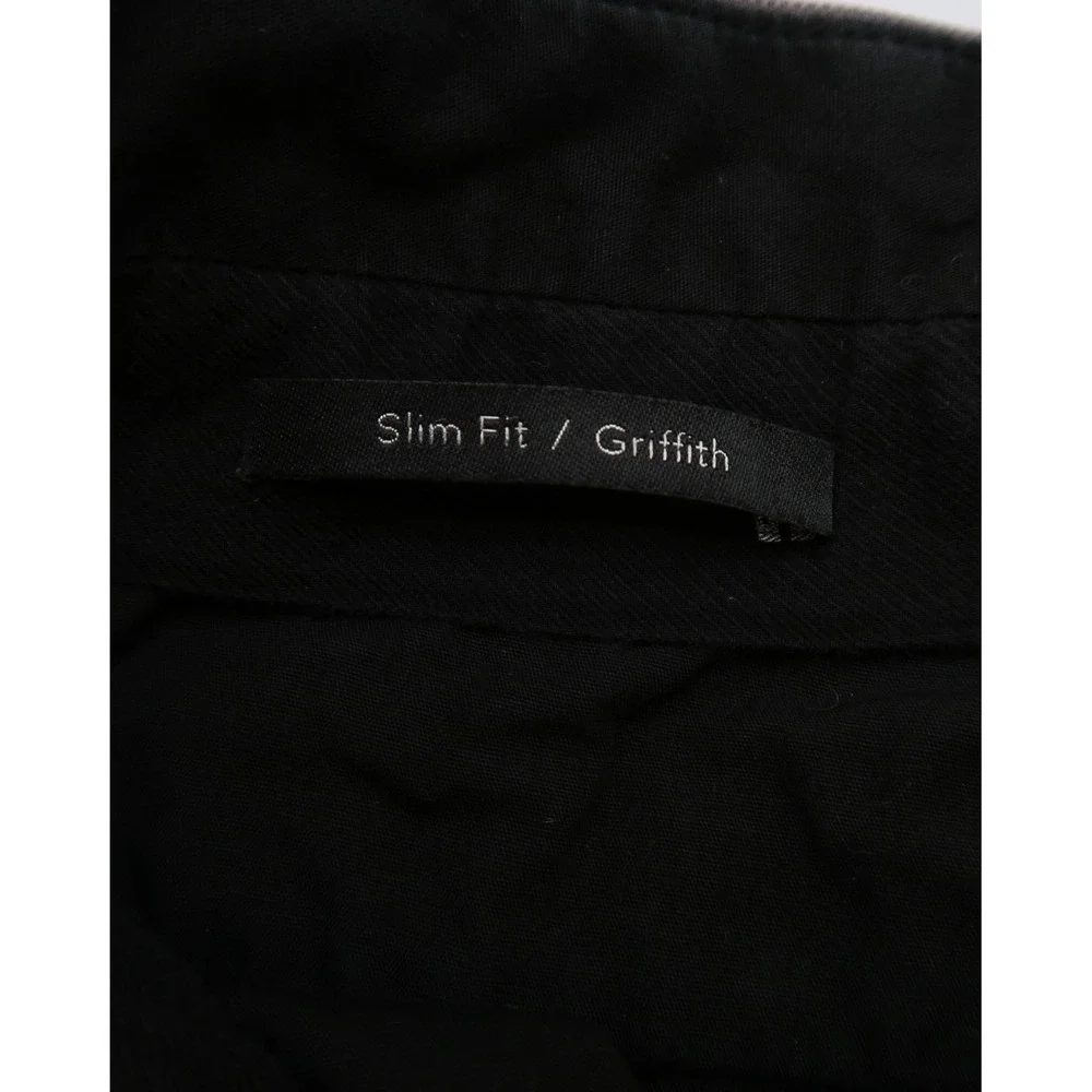 Vince Griffith Slim Fit Chino Pants Mens 32 Grey Cotton Stretch Trousers